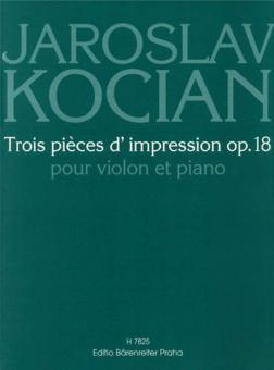 Trois pieces d'impression op. 18 