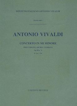 Concerto In E Minor Op.3 No 4 