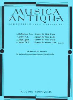 Konzert in D-Dur für Viola und Orchester op. 31 