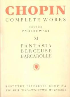 Fantasia, Berceuse, Barcarolle 
