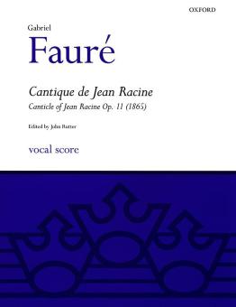 Cantique de Jean Racine op. 11 