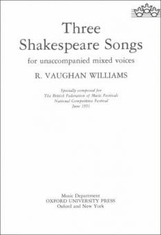 3 Shakespeare Songs 