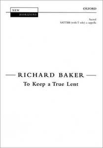 To Keep a True Lent 