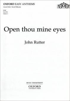 Open Thou Mine Eyes 