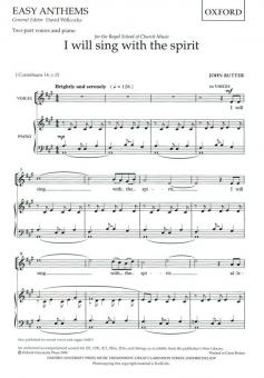 I Will Sing With The Spirit 