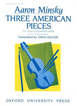 Three American Pieces für Viola Solo 