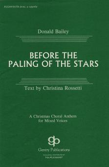 Before The Paling of The Stars 