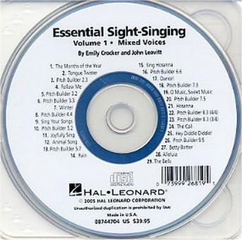 Essential Sight Singing Vol. 1 Male Voices 