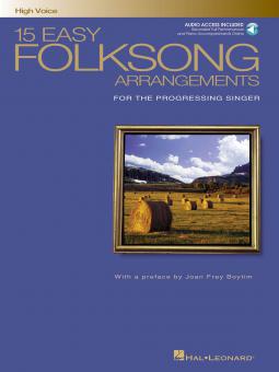 15 Easy Folksong Arrangements High Voice 