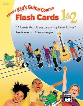 Alfred's Kid's Guitar Course Flash Cards 1 & 2 