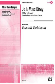 Je le Vous Diray (French Canson by Pierre Certon) Standard