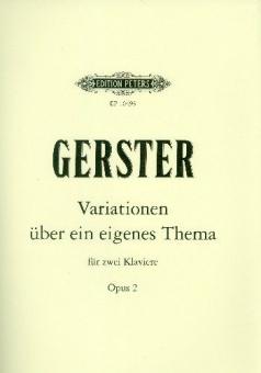 Variationen über ein eigenes Thema op. 2 