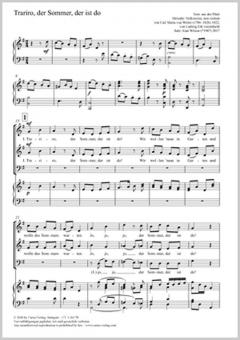 Trariro, der Sommer, der ist do Standard