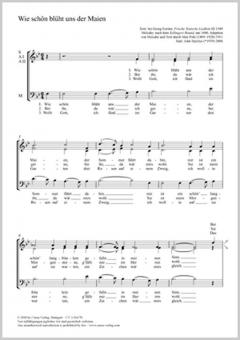 Wie schön blüht uns der Maien Standard
