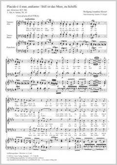 Placido è il mar, andiamo (Still ist das Meer, zu Schiffe) Standard