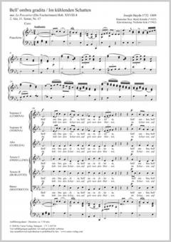 Bell'ombra gradita (Im kühlenden Schatten) Standard