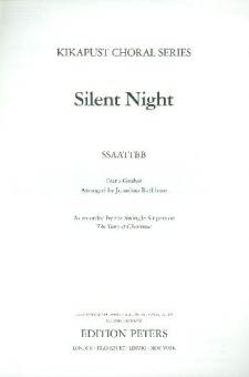 Silent Night, Holy night, round yon virgin mother And child 