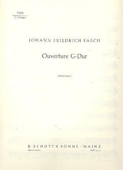 Ouvertüre G-Dur Standard