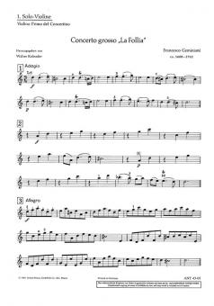 Concerto grosso 'La Follia' Standard