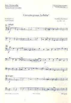 Concerto grosso 'La Follia' Standard