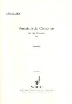 Venezianische Canzonen Standard