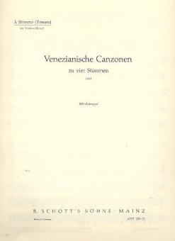 Venezianische Canzonen Standard