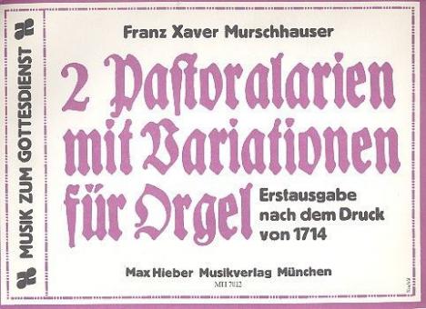 2 Pastoralarien mit Variationen 