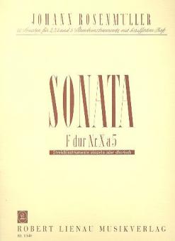 Sonata 10 F-Dur a 5 