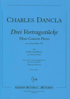 3 Vortragsstücke op. 187 