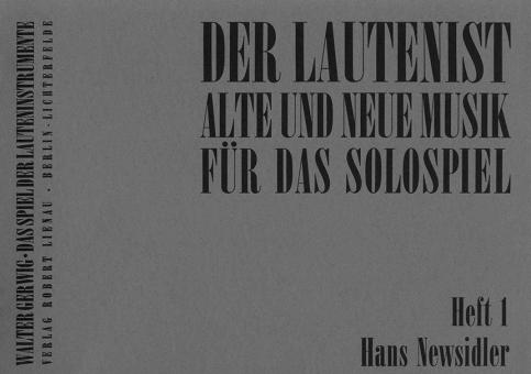 Aus: Ein newgeordnet künstlich Lautenbuch 