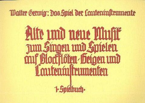 Alte und neue Musik für Blockflöte (Violine) und Gitarre 