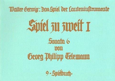 Sonata 6 für 2 Gitarren 