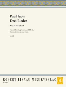 Drei Lieder op. 21 Standard