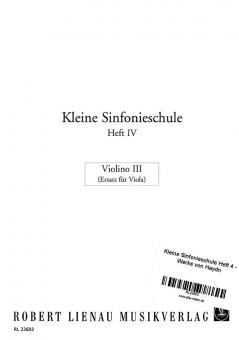 Kleine Sinfonieschule Heft 4 