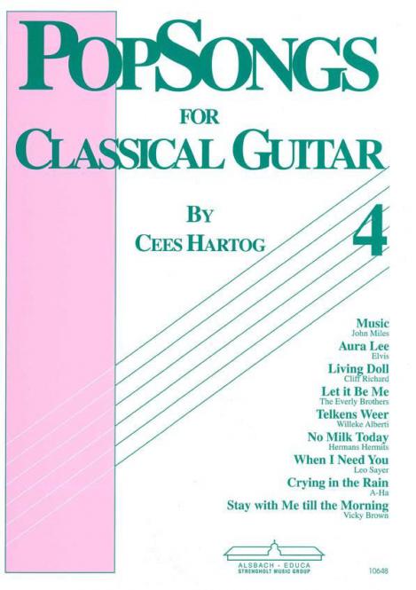 Pop Songs for Classical Guitar 4 