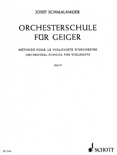 Orchesterschule für Geiger Band 4 
