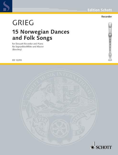 15 Norwegian Dances And Folk Songs Standard