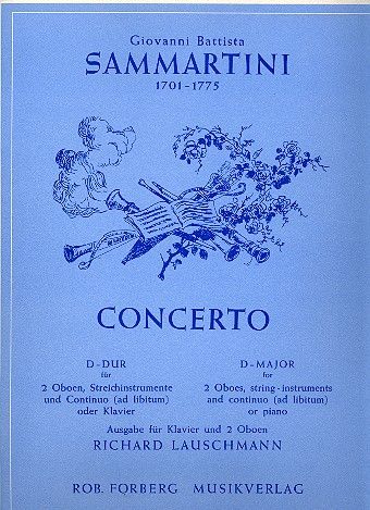 Concerto D-dur für 2 Oboen und Orchester 