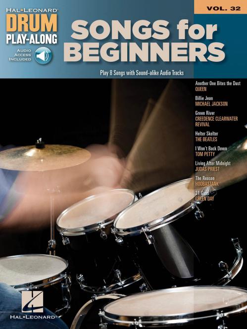 Drum Play-Along Vol. 32: Songs for Beginners 