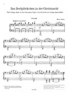 Dorfglöckchen in der Christnacht von Ernst Simon 