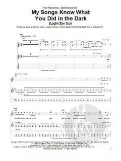 My Songs Know What You Did In The Dark von Fall Out Boy 