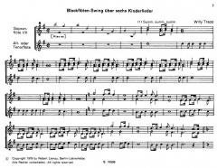 Fuchs und Gans beim Flötentanz (Willy Trapp) 