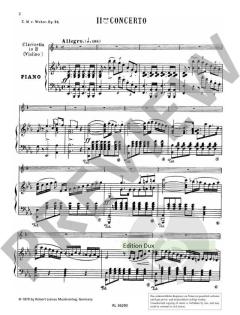 Konzert Nr. 2 Es-Dur op. 74 von Carl Maria von Weber 