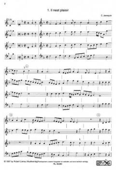 7 Französische Chansons (Clement Jannequin) 