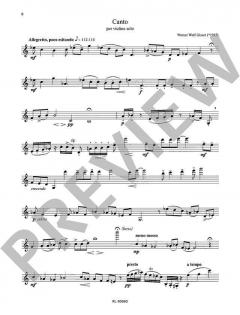 Ricordo IV und Canto von Werner Wolf Glaser 