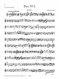 Duett Nr. 2 a-Moll von Heinrich Albert 