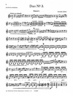 Duett Nr. 3 C-Dur von Heinrich Albert 