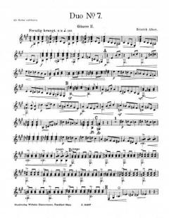 Duett Nr. 7 A-Dur von Heinrich Albert 