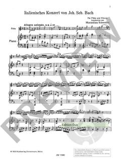 Italienisches Konzert von Johann Sebastian Bach 