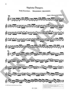 Tägliche Übungen op. 25 Heft 2 von August Wassiljewitsch Johanson 